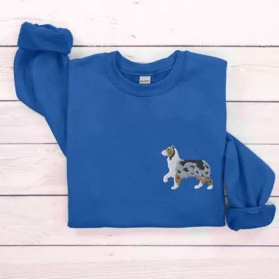 Blue Merle Aussie Shepherd Crewneck