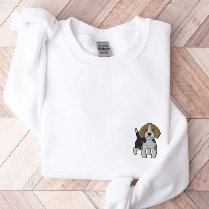 Beagle Embroidered Shirt