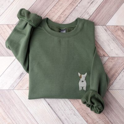 Bull Terrier Embroidered Sweatshirt