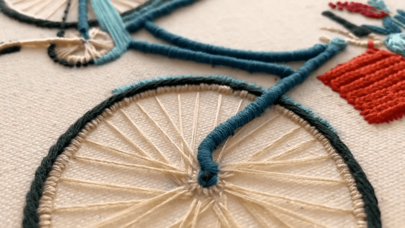 how to embroider a hoodie stunning embroidered bicycle