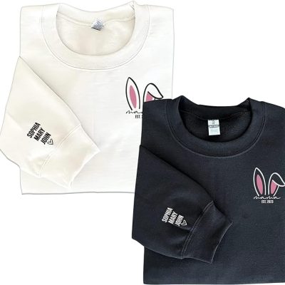 Custom Embroidered Easter Mama Sweatshirt