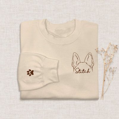 Custom Embroidered German Shepherd Sweatshirt