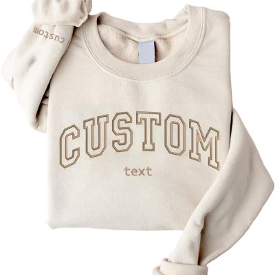 Custom Embroidered Sweatshirts Design Your Own