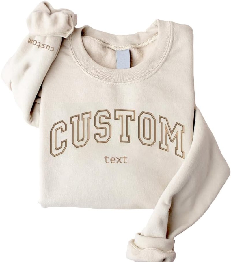 Custom Embroidered Sweatshirts Design Your Own