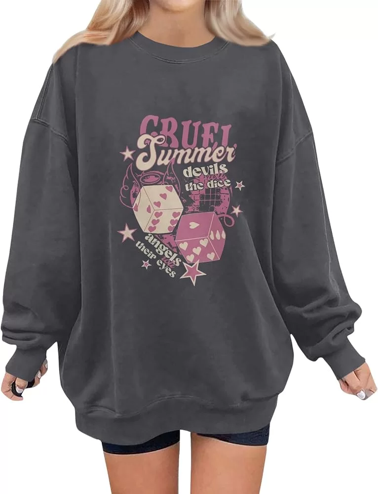 Cute Thanksgiving Outfits For Women Christmas Embroidered Outfits Fall Sweatshirts For Women 2023 Oversized Crew Neck Outfits