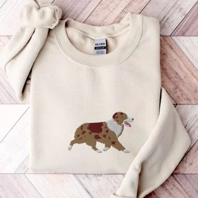 Embroidered American Shepherd Sweatshirt