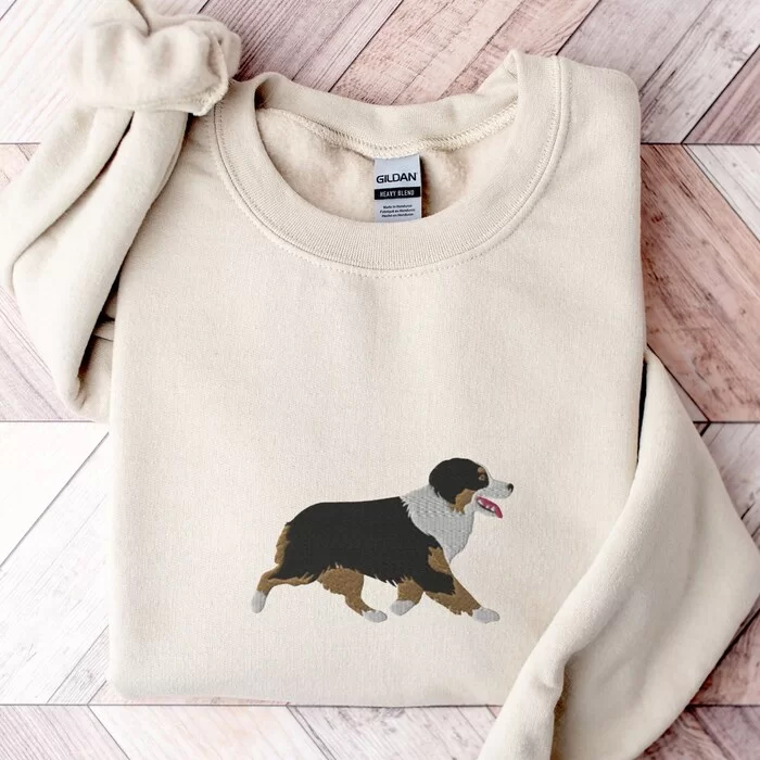Embroidered American Shepherd Sweatshirt