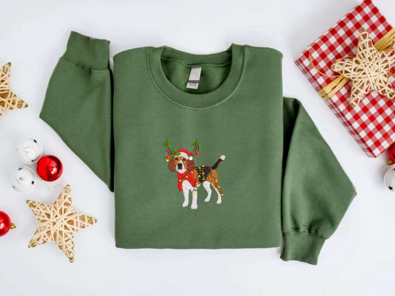 Beagle Dog Christmas Sweatshirt For Family