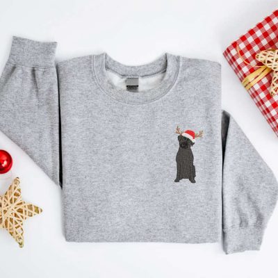 Black Lab Labrador Christmas Sweater For Family