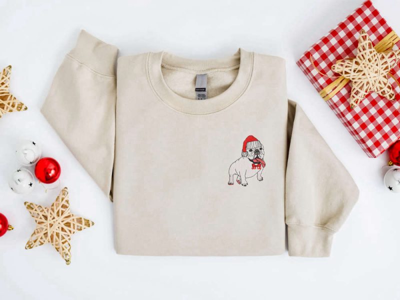 Bulldog Christmas SweaterChristmas Sweatshirt