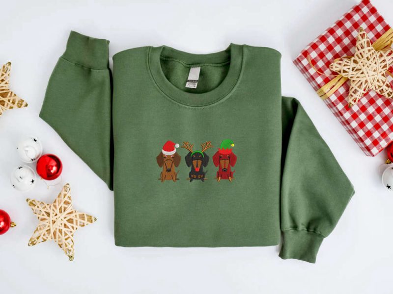 Dachshund Dog Sweatshirt For Family