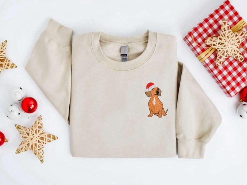 Dachshund Santa Dog Christmas Sweater For Family