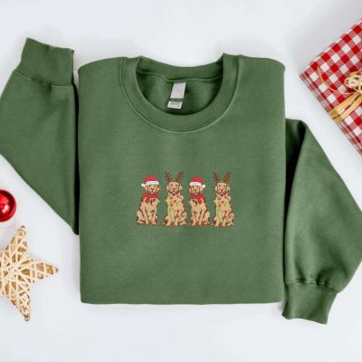 Golden Retriever Dog Christmas Sweater For Christmas