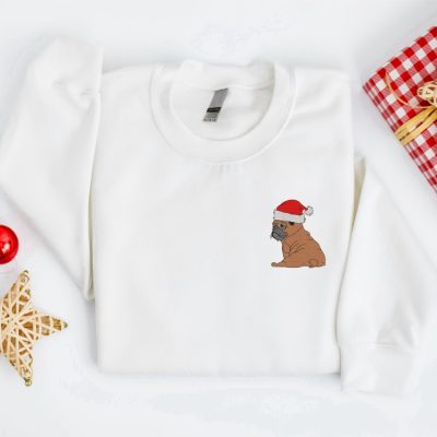 Pug Santa Dog Christmas Sweater