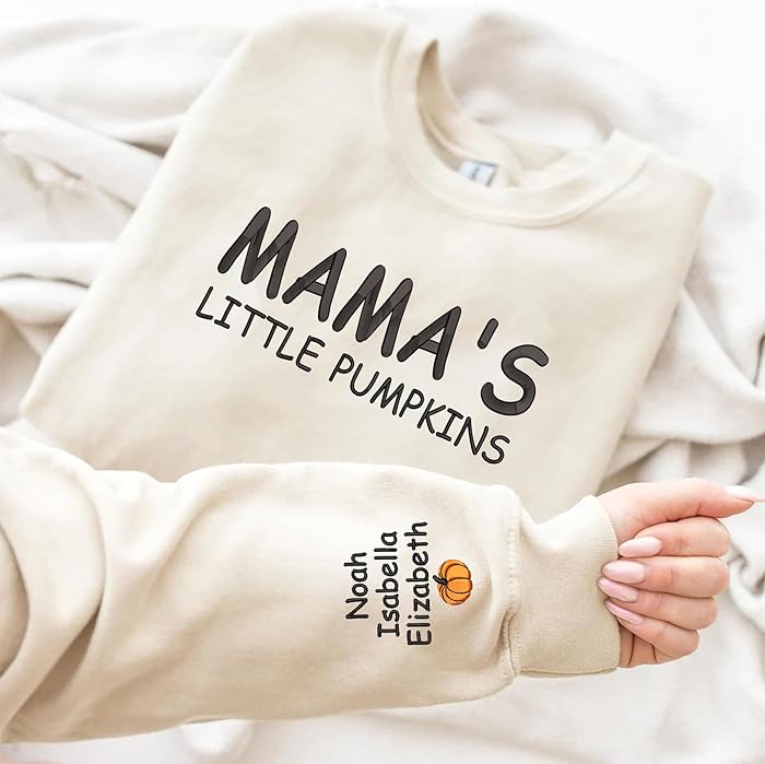 Embroidered Sweatshirt For Mom