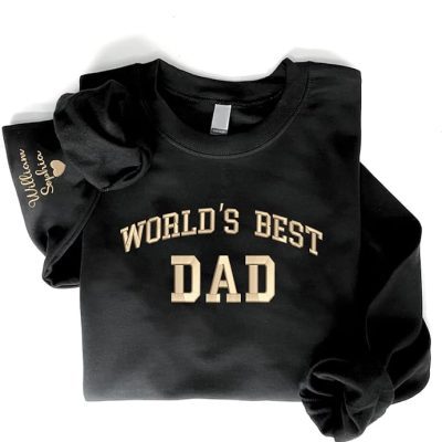 Embroidered Sweatshirt For Dad