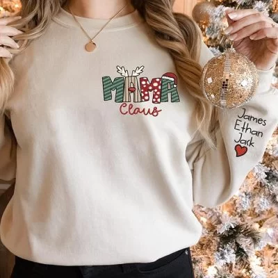 Mama Claus Cute Sweatshirt