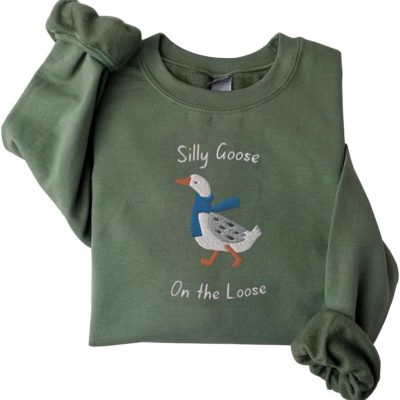 Goose Embroidered Sweatshirt