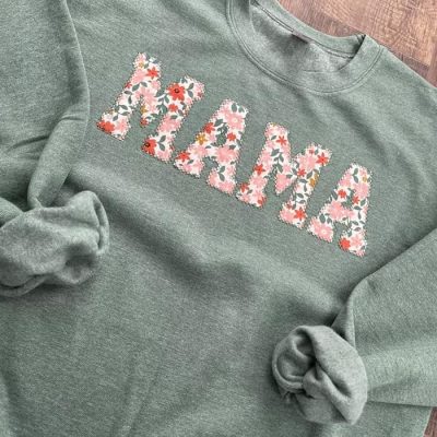 Personalized Mama Sweatshirt For Women