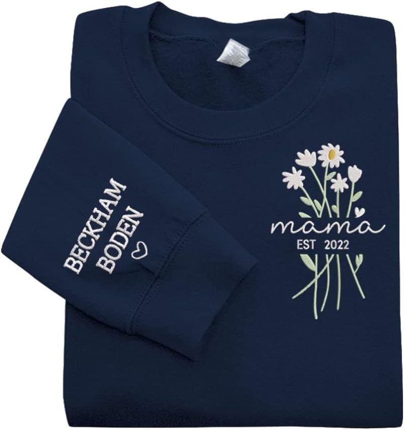 Flower Grandma Sweatshirts For Women